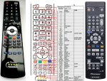 PIONEER BDP-LX70, BDPLX70 náhradní dálkový ovladač PIONEER BDP-LX70, BDPLX70 náhradní dálkový ovladač