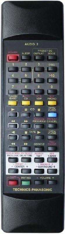 PANASONIC TECHNICS AUDIO 2 - kompatibilní značkový dálkový ovladač General - Kliknutím na obrázek zavřete