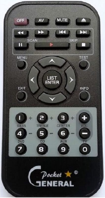 FERGUSON TSP-800B - kompatibilní značkový dálkový ovladač General - Kliknutím na obrázek zavřete