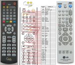LG 6711R1P073B dálkový ovladač duplikát LG 6711R1P073B dálkový ovladač duplikát
