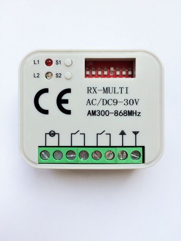 Moveto, OTIO, Ducati náhradní dálkový ovladač General GATE + General RX - Kliknutím na obrázek zavřete