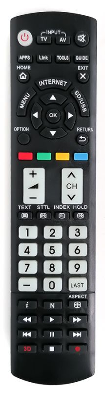 PANASONIC N2QAYB000842 BÍLÝ - náhradní dálkový ovladač - Kliknutím na obrázek zavřete