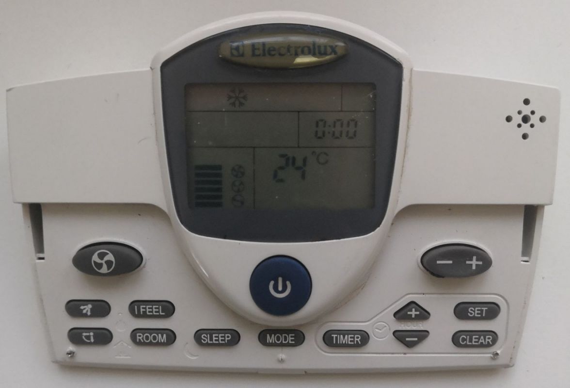ELECTROLUX RC-6(RC)ELUX, EPE-801 - kompatibilní značkový dálkový ovladač General pro klimatizaci - Kliknutím na obrázek zavřete
