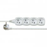 Prodlužovací kabel 4 zásuvky 2m, bílý Prodlužovací kabel 4 zásuvky 2m, bílý
