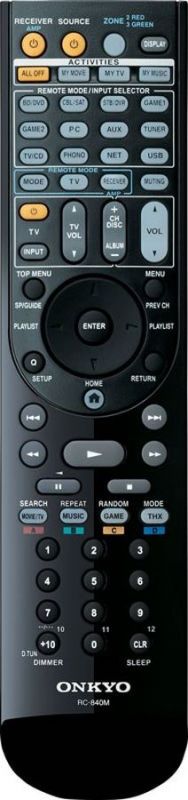 ONKYO RC-840M - dálkový ovladač duplikát - Kliknutím na obrázek zavřete