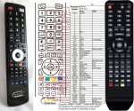Sencor SLT1915DVBT, SLT1613DVBT, SLT1913DVBT náhradní dálkový ovladač Sencor SLT1915DVBT, SLT1613DVBT, SLT1913DVBT náhradní dálkový ovladač
