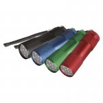 LED svítilna kovová, 9x LED, na 3x AAA LED svítilna kovová, 9x LED, na 3x AAA