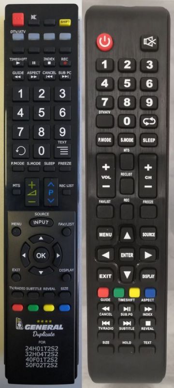 ECG 32H04T2S2, 24H01T2S2, LED622D3 - dálkový ovladač duplikát - Kliknutím na obrázek zavřete