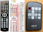 AKAI APR-500 - kompatibilní značkový dálkový ovladač General