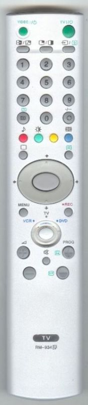 SONY RM-934 - náhradní dálkový ovladač - Kliknutím na obrázek zavřete