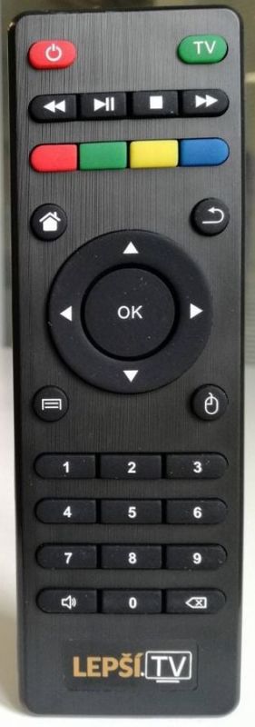 LepsiTV SET TOP BOX - dálkový ovladač duplikát - Kliknutím na obrázek zavřete