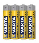 Zinko-uhlíková baterie Varta Superlife R03 (AAA) 4ks Zinko-uhlíková baterie Varta Superlife R03 (AAA) 4ks