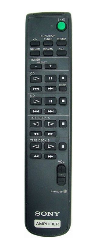 SONY RM-S325, RM-S326, RM-S336 - dálkový ovladač duplikát - Kliknutím na obrázek zavřete