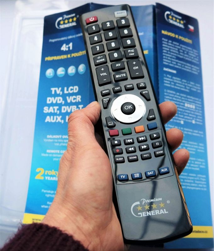 AKAI LET32HR3280 - kompatibilní značkový dálkový ovladač General - Kliknutím na obrázek zavřete