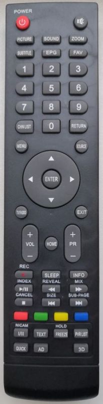 SENCOR SLE40F57TCS, SLE43F57TCS, SLE49F57TCS, SLE40F58TCS, SLE43F58TCS - náhradní dálkový ovladač - Kliknutím na obrázek zavřete