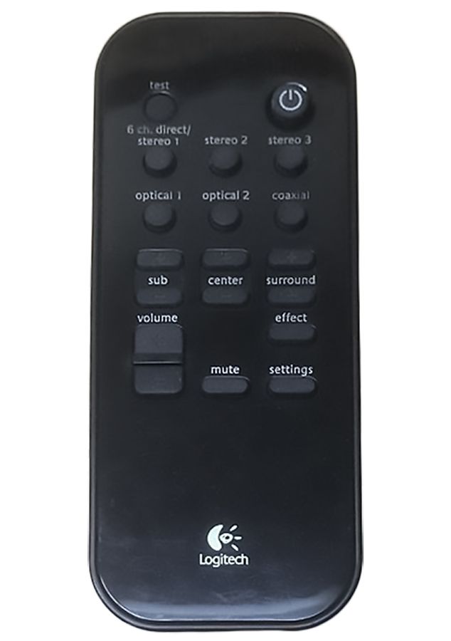 Telecomando Sostitutivo Per Logitech Z-5500, Z-680, Z-5400, Z-5450 - Distanza 8m, Batterie AA (non Incluse)