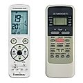 MIDEA R51, R51C, R51CE, R51D, R51E, R51M, R51MC, R51MBG -
luxusní podsvícený
dálkový ovladač pro klimatizaci