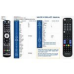 TOPFIELD TFS3000 HD, TFS3000 RHD - 

kompatibilní značkový dálkový ovladač General