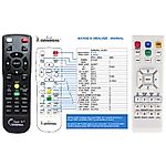 ACER E-26191, H5380BD, H6517BD, H6517ST, H6520BD, H7550BD, H7550STz, P1173, P1283 - dálkový ovladač s laserovým ukazovátkem