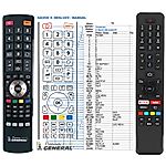 TOSHIBA CT8556, RC43160 - 

kompatibilní značkový dálkový ovladač General