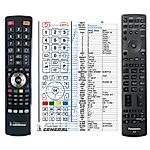 PANASONIC N2QAYB000593 - 

kompatibilní značkový dálkový ovladač General