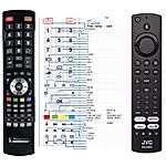 JVC LT32CF600, LT40CF700, LT40CF890, LT43CF700, LT43CF890, LT43CF890A, LT49CF890, LT50CF890, LT55CF890, LT65CF890 - 


kompatibilný značkový diaľkový ovládač General
