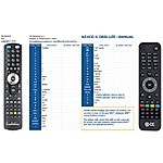 TECHNISAT CABLEBOX CE - 

kompatibilní značkový dálkový ovladač General