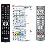 PANASONIC EUR765101C, EUR7651010 - 

kompatibilní značkový dálkový ovladač General