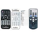 SONY RM-X110, RM-X112, RM-X143, CDX-M8800, CDX-CA850X, CDX-CA860X, CDX-CA900X - 

kompatibilní značkový dálkový ovladač General