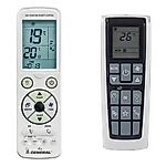 DELONGHI PAC WE110/112, WE125/128, PACA110E, PACW160HP, 5515110141  - 
luxusní podsvícený
dálkový ovladač pro klimatizaci