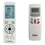 TELAIR SILENT 3800H, 5300H, 7400H, 8400H, 12000HT - 
luxusní podsvícený
dálkový ovladač pro klimatizaci