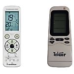 TELAIR 5400H, 7400H, 8400H, DUAL CLIMA 8400H,  DUAL CLIMA 12400H - 
luxusní podsvícený
dálkový ovladač pro klimatizaci