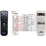 EPSON EB-X7, EB-X72, EB-W7, EB-S8, EB-X8, EB-W8, EB-X9, EB-W9 - dálkový ovladač s laserovým ukazovátkem