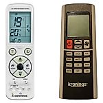 KRONINGS GP05, Nordic, K3600, K2400, A2000, CS0201 - 
luxusní podsvícený
dálkový ovladač pro klimatizaci