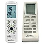 AERMEC 9118521, SI090E, SI120E - 
luxusní podsvícený
dálkový ovladač pro klimatizaci