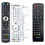 TESLA TE-222 -
kompatibilní značkový dálkový ovladač General