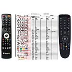 MASCOM MC2233 IDTV, MC32W35 IDTV T8 - 

kompatibilní značkový dálkový ovladač General