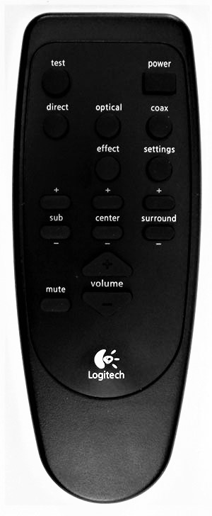 LOGITECH Z-5500 - dálkový ovladač duplikát - Kliknutím na obrázek zavřete
